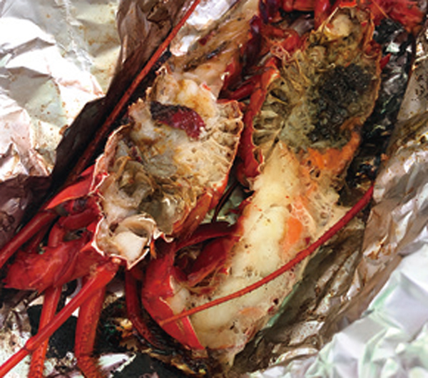 伊勢海老の磯焼きの商品写真