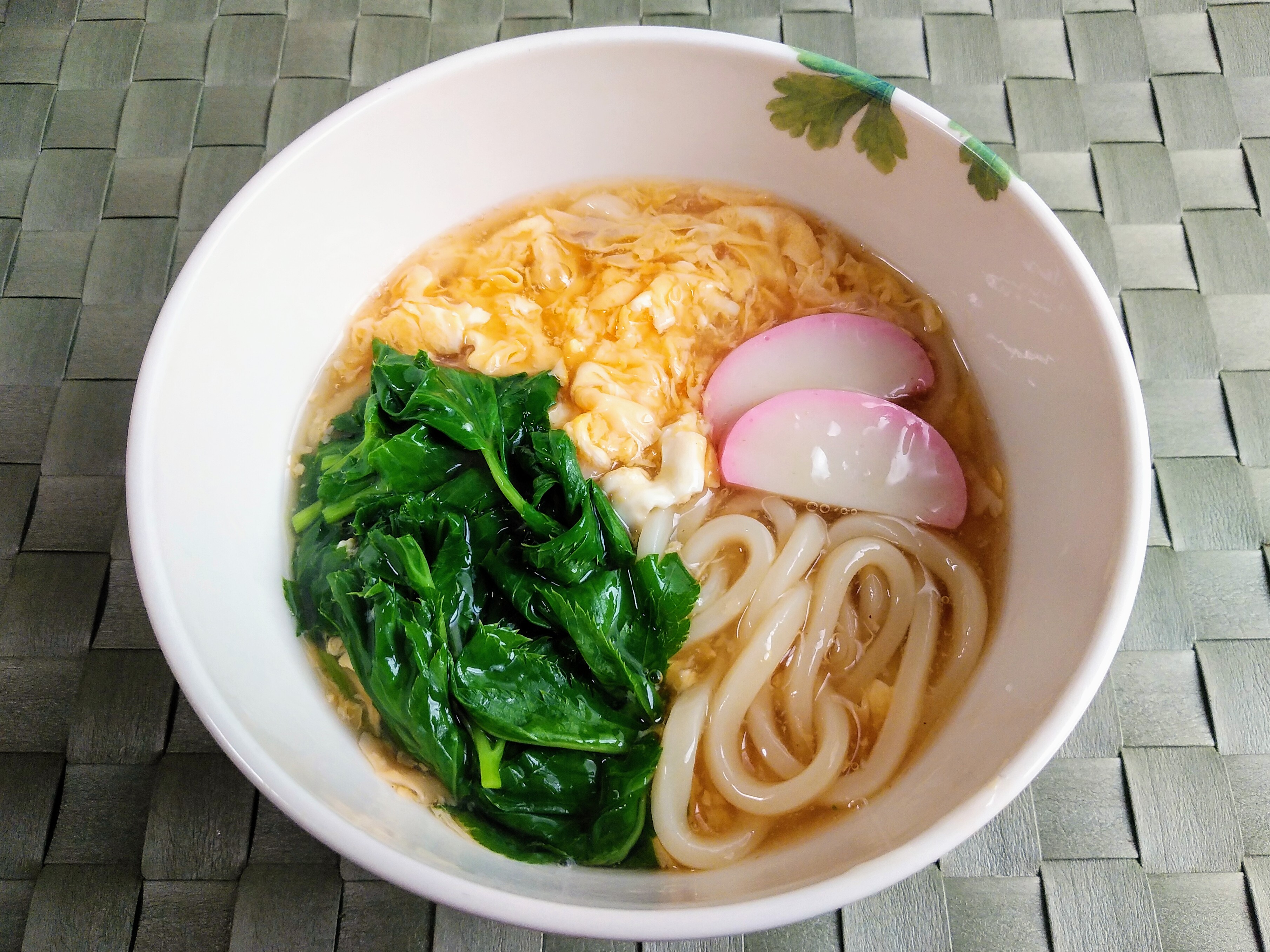 あしたば卵とじうどん おうちで島気分 東京愛らんどレシピコンテスト